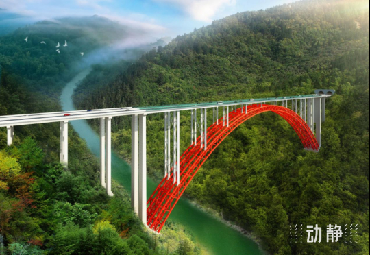贵州又一高速公路大桥施工取得新进展
