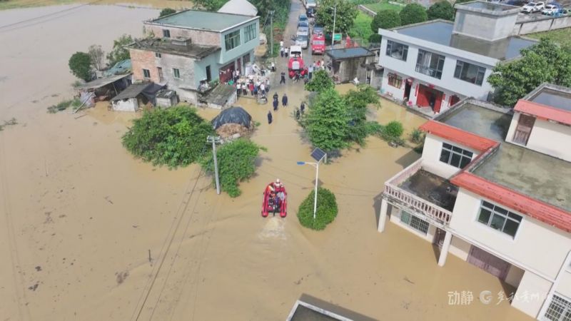 黔西遭遇持续强降雨，紧急转移515人